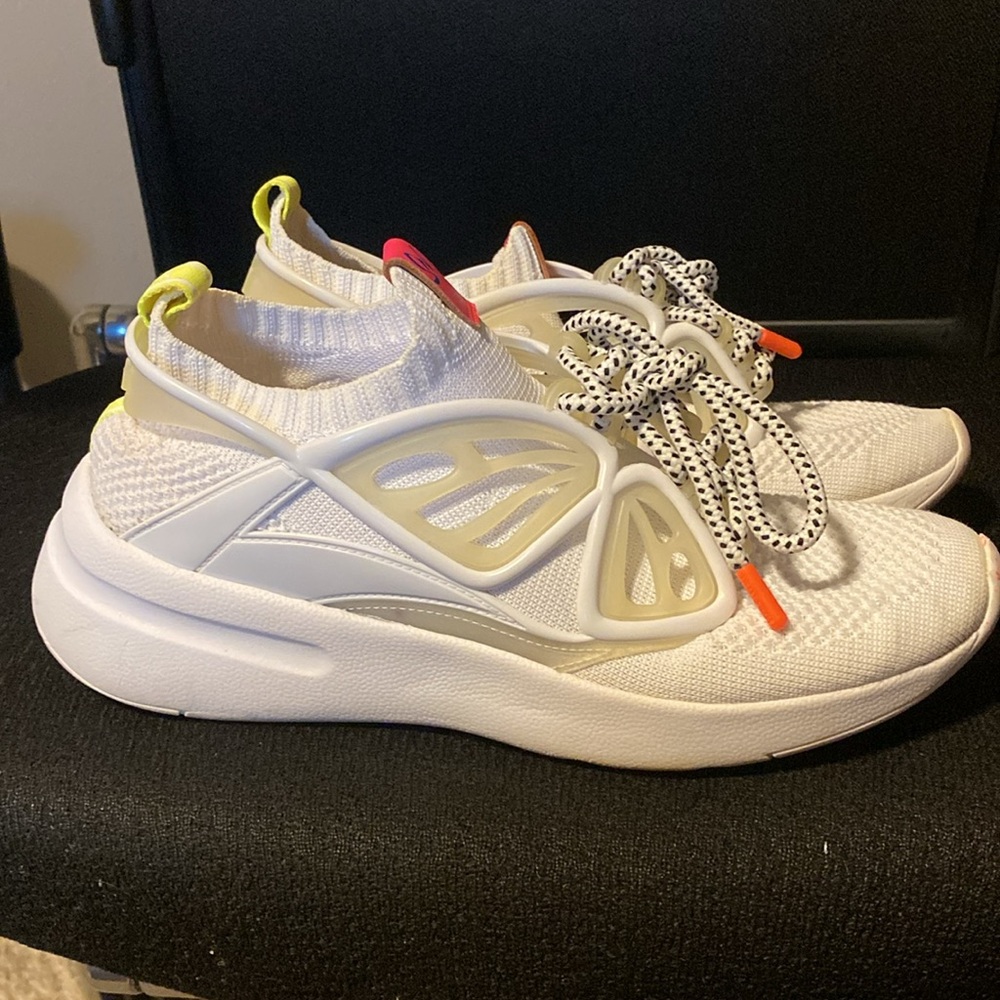 Sophia Webster White Butterfly Sneakers Size 9 (EU 40) - Picture 5 of 7